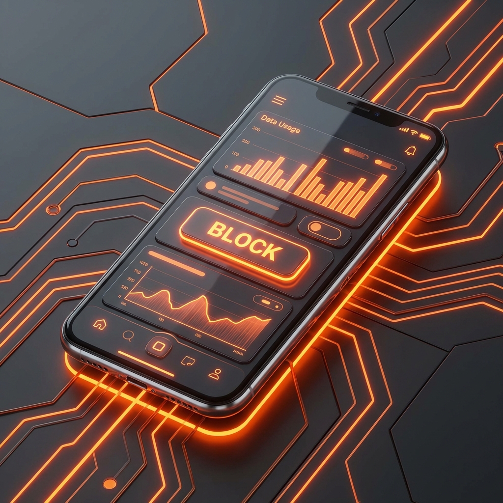 ギガ食いブロック アプリ画面